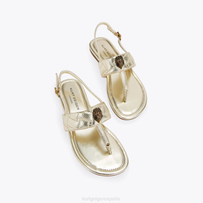 Kurt Geiger niños sandalias london mini kensington t 2LPR483 | calzados oro